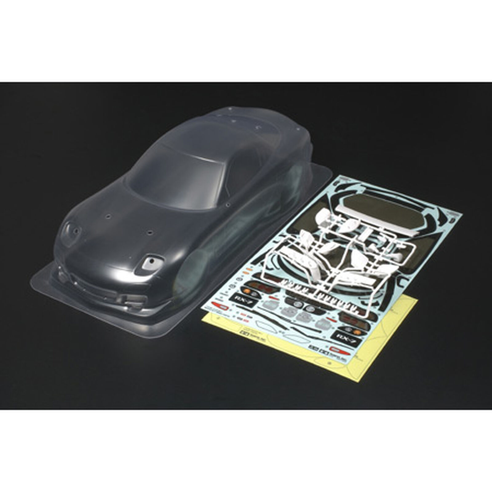 1/10 Mazda RX-7 Clear Body Parts Set