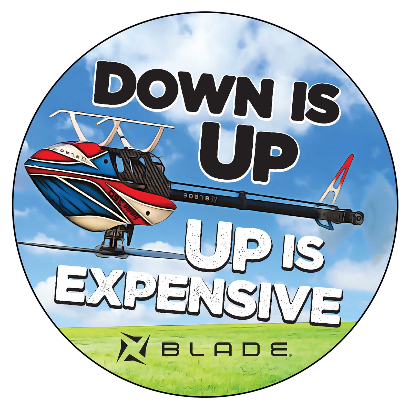 Down is Up Sticker