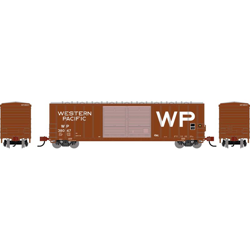 N ATH 50' FMC Centered Double Door Box Car, WP #38047