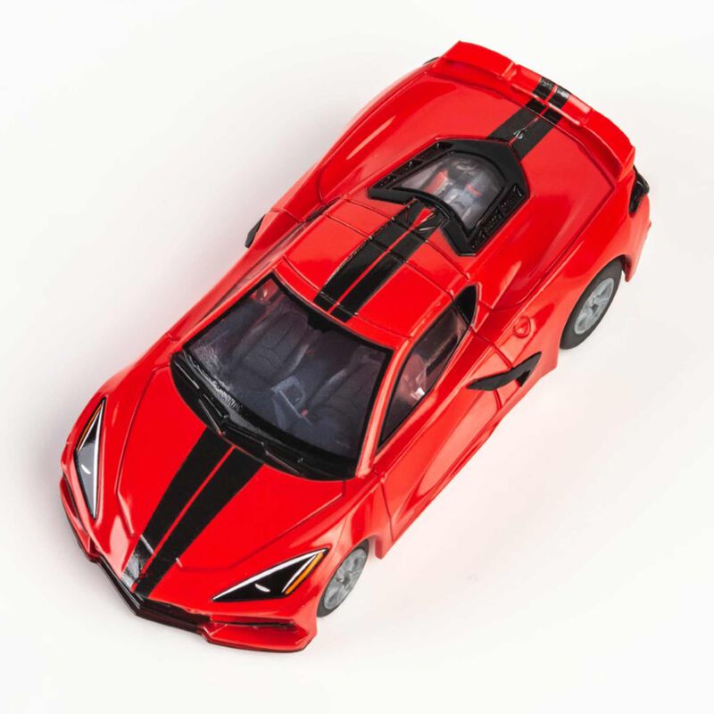 HO Chevy Corvette C8 Mega G+ Slot Car, Torch Red