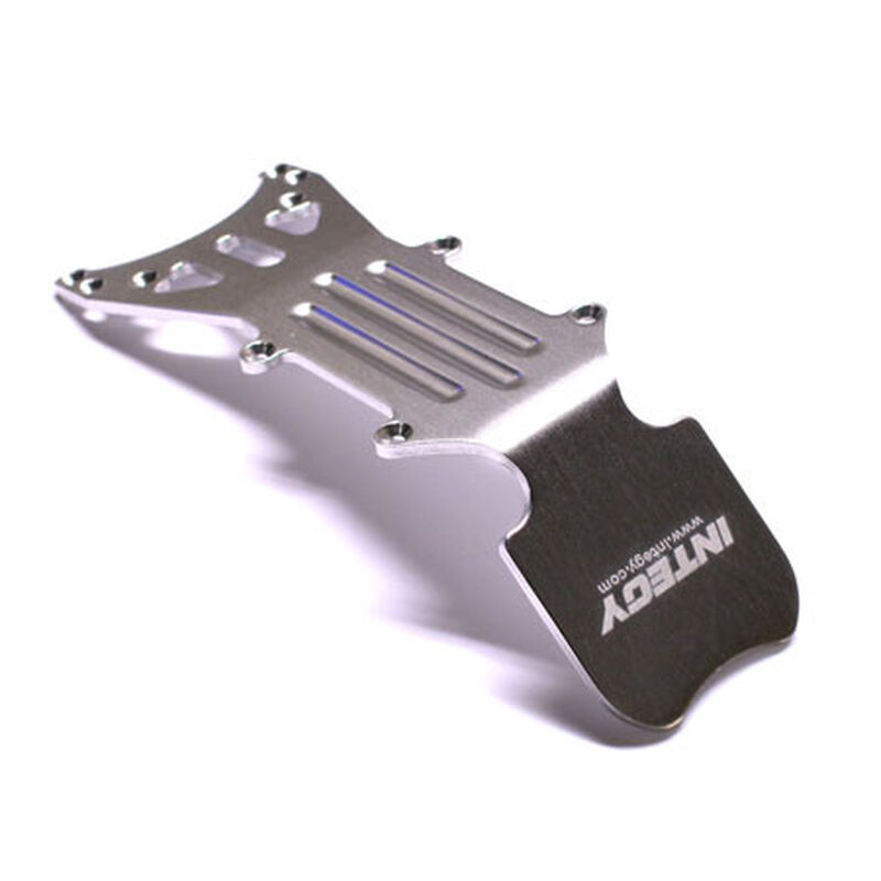 Type II Front Skid Plate, Silver: Traxxas T-MAXX, E-MAXX