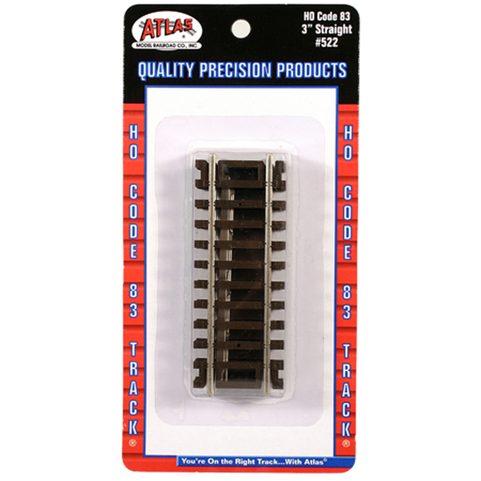 HO Code 83 3" Straight (4)