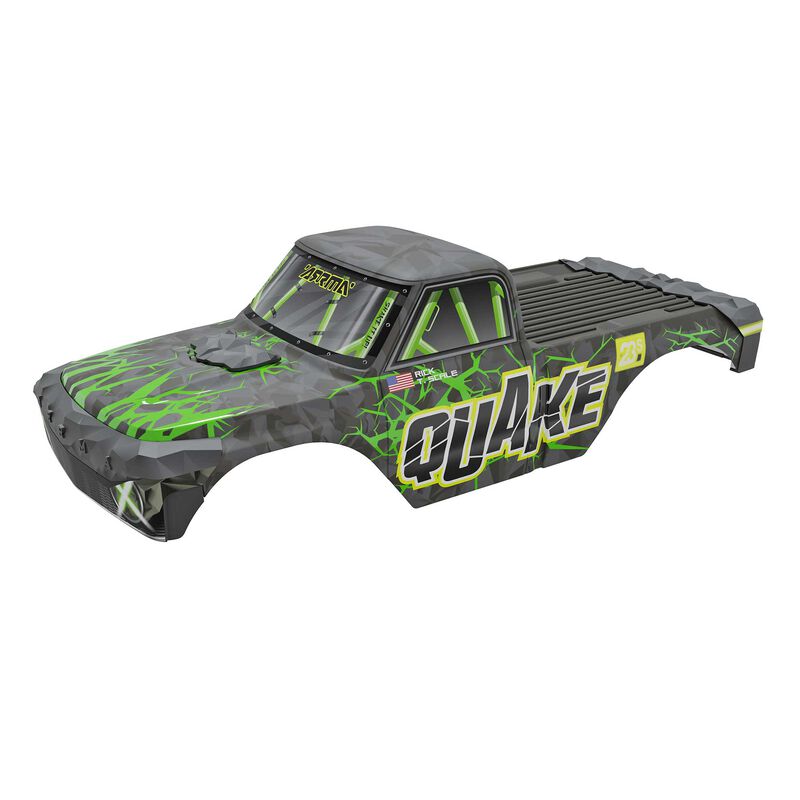 QUAKE Painted Decaled Trimmed Body Set, Green