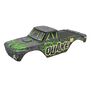 QUAKE Painted Decaled Trimmed Body Set, Green