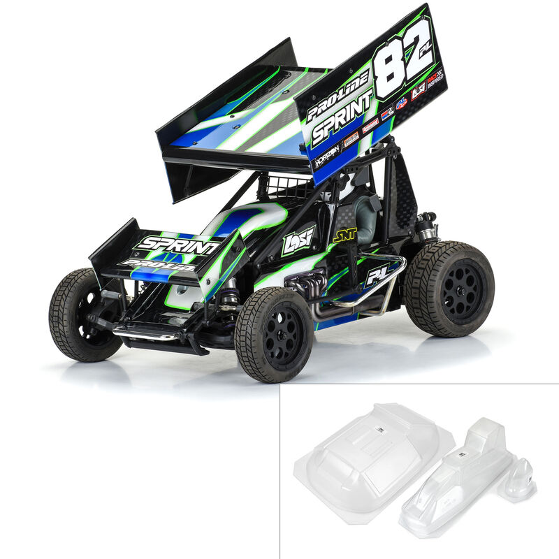 1/10 Sprint Car Light Weight Clear Body Panel Kit: Losi Sprint Car