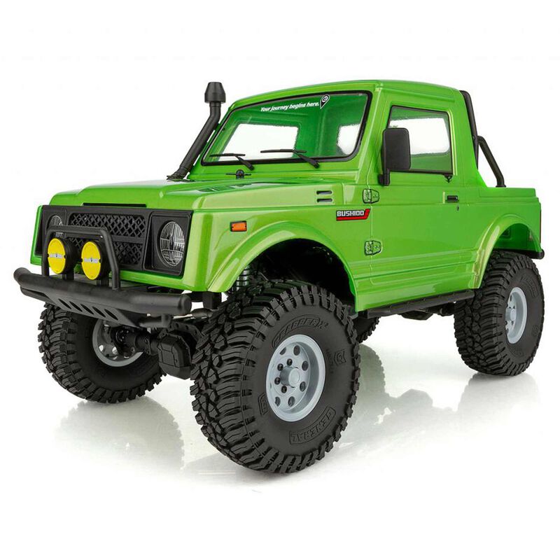 Enduro Bushido Trail Truck RTR, Green, LiPo Combo