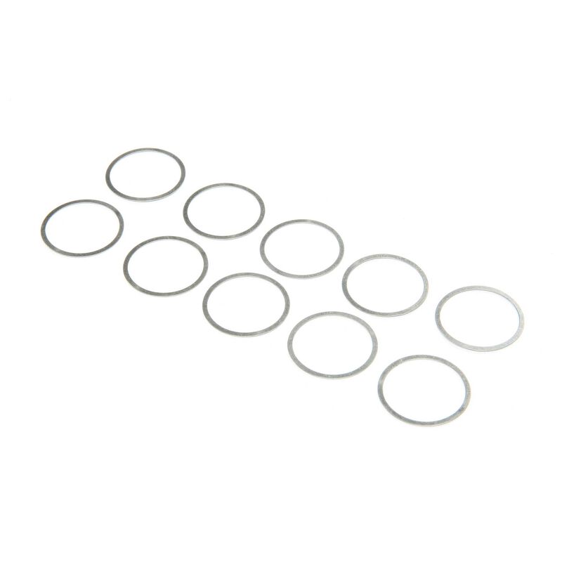 Diff Shims, 24x21x0.3mm (10): DBXL-E/DBXL 2.0