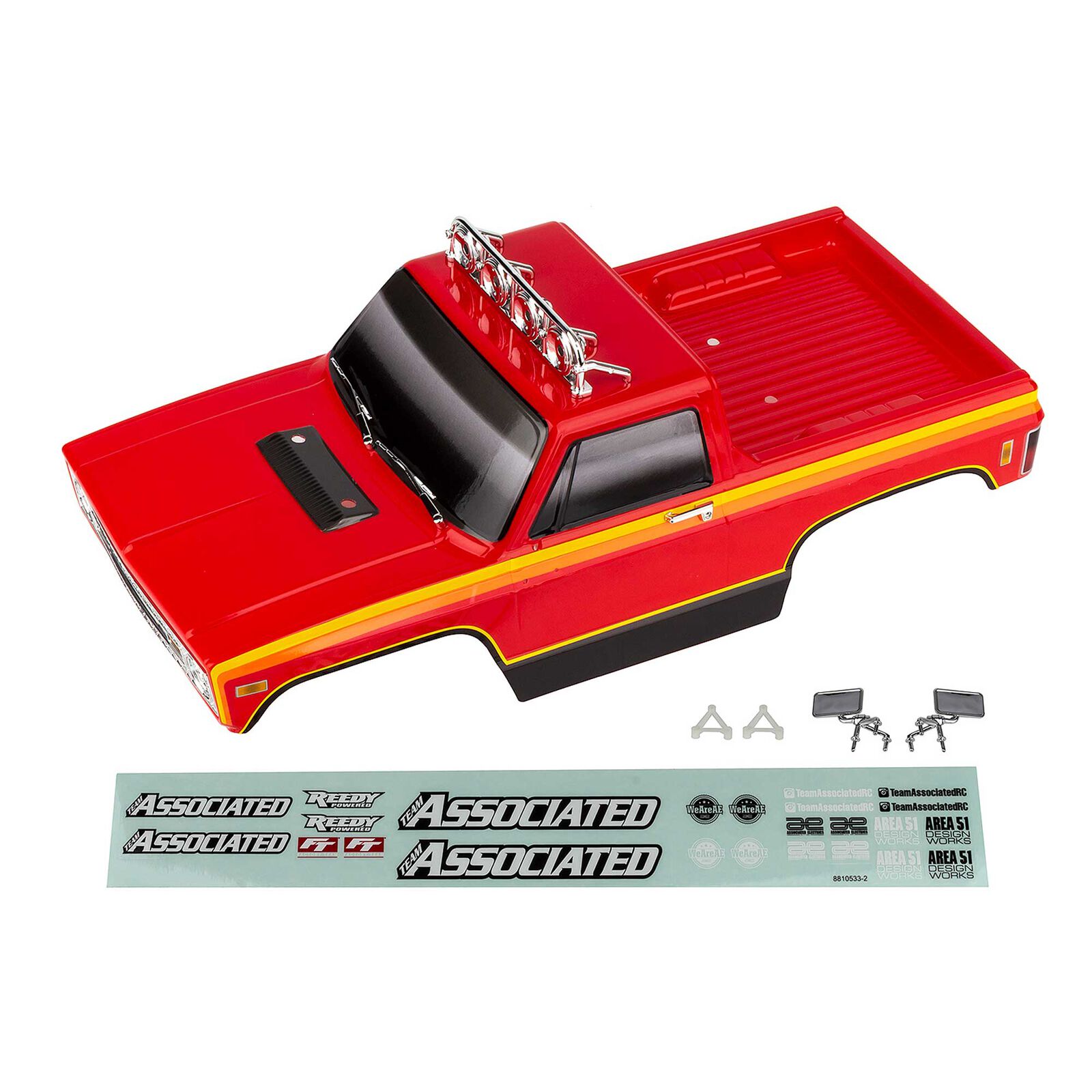 1/12 Pre-Painted MT12 Body Set, Red