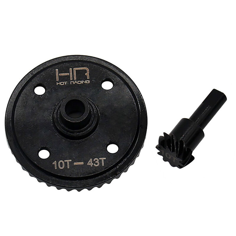 Steel Helical Diff 43T Ring and 10T Pinion: ARRMA 6S BLX Trucks
