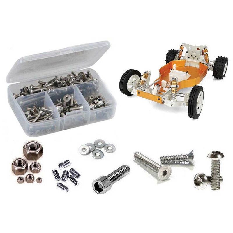 Stainless Steel Screw Kit: 1/10 Team Associated RC10 40th Anniversary
