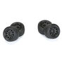 1/18 Menace F/R Street Tires MTD 12mm Black Raid (4): Granite GROM