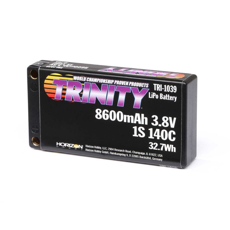 3.8V 8600mAh 1S 140C LiHV Battery, 5mm Bullets