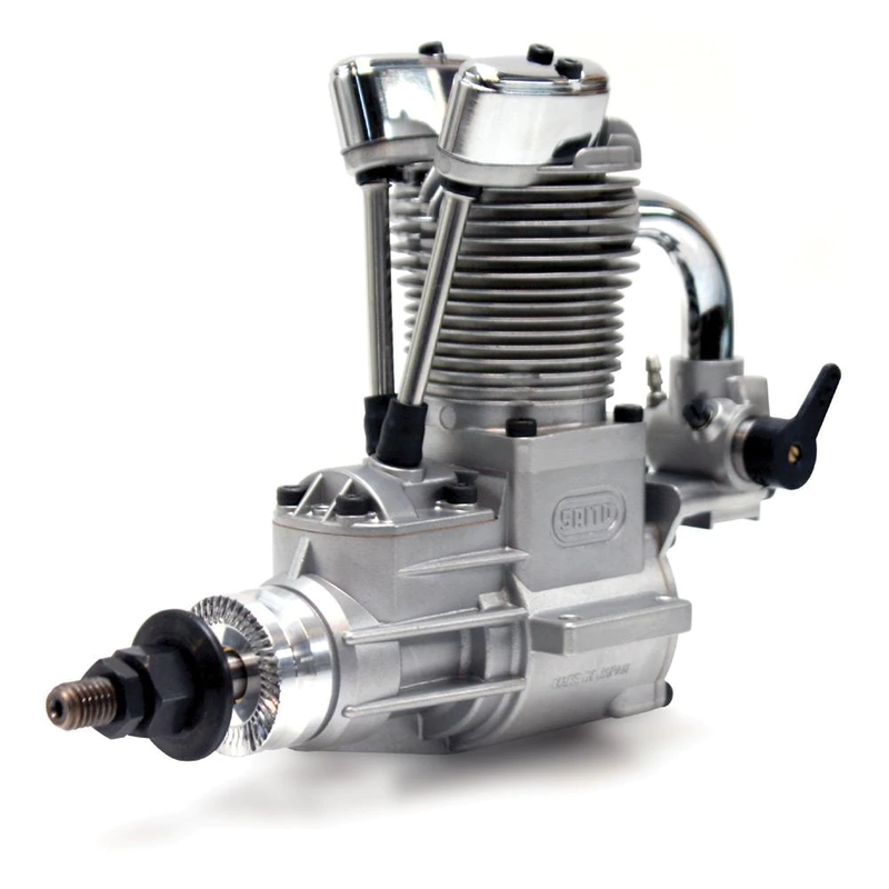 FA-100 (17.1cc) Glow 4-Stroke Engine with Muffler, QQ
