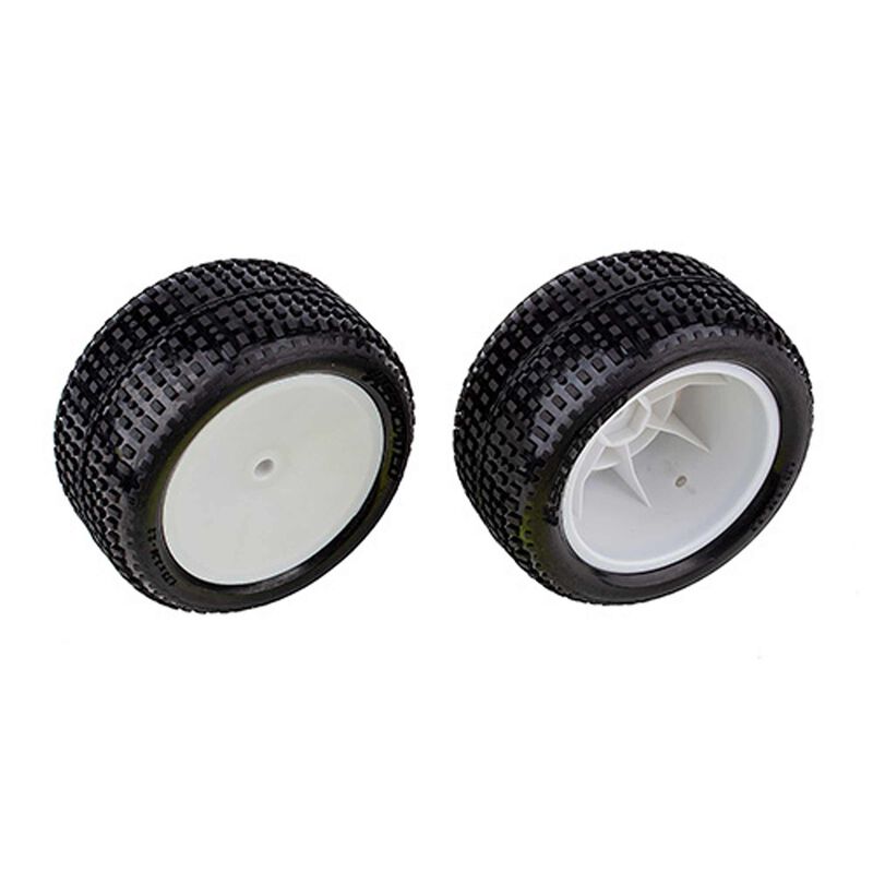 Pre-Mounted Rear Wheels and Tires, 1/10 Team Associated RB10