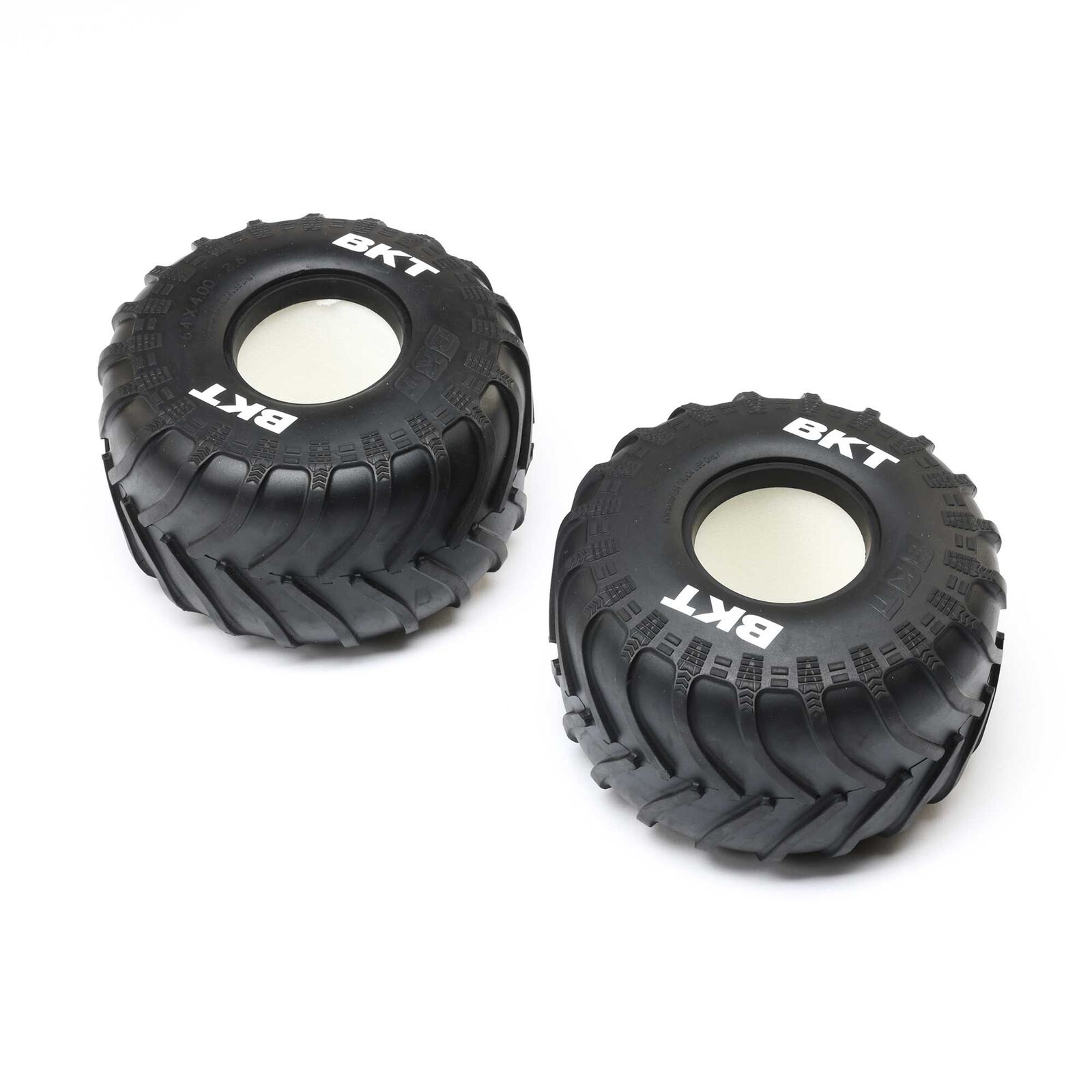 BKT 2.6" Monster Truck Tire with Insert, Soft (2): LMT 2.0