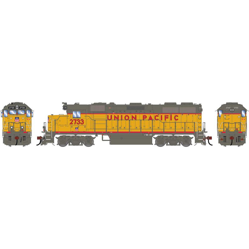 HO GEN GP39-2 PH I Locomotive, UP #2733