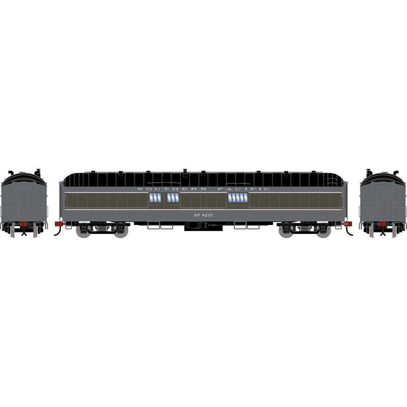 HO ATH 60' Pullman Common Standard Baggage Car, SP 'Two-Tone Gray' #6237
