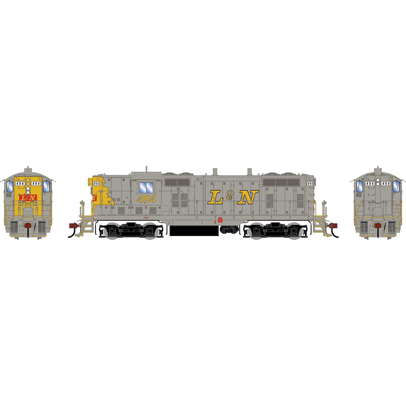 HO GEN GP7L Locomotive, LN #494