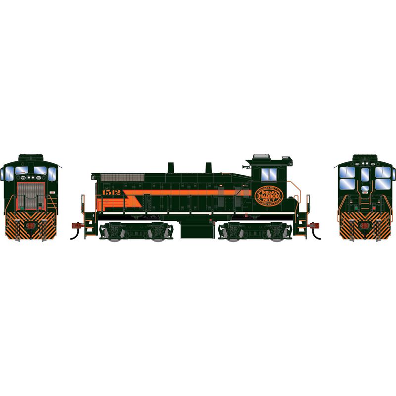 HO ATH SW1500 Locomotive w/DCC & Sound, IHB #1512