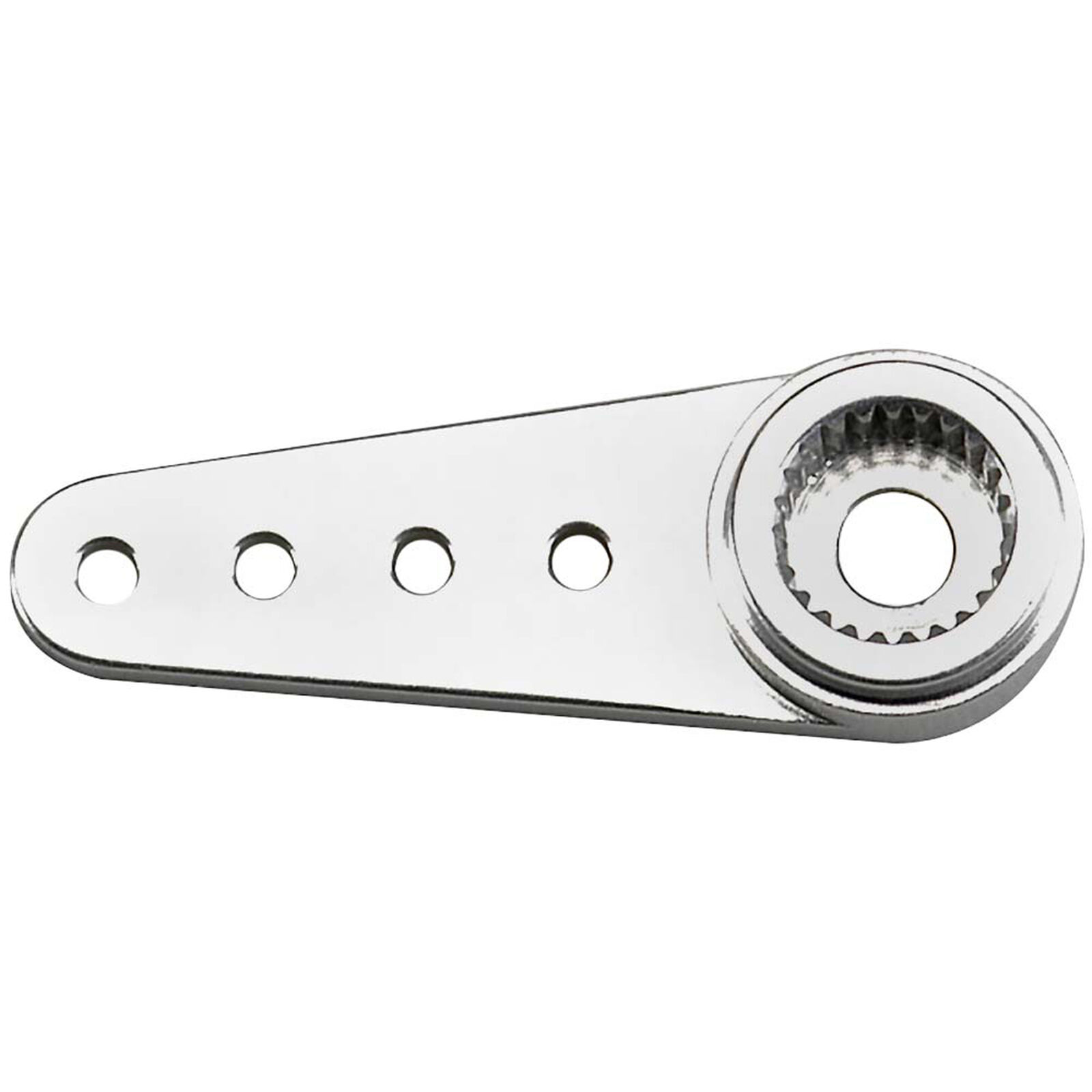 Single Aluminum Horn Silver 1"