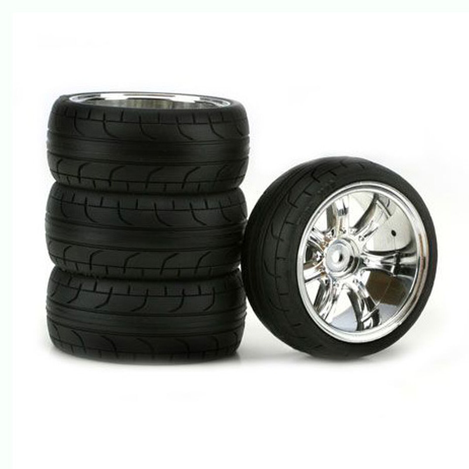 7-Spoke Chrome 10mm Off-Set ST, Radial (4)