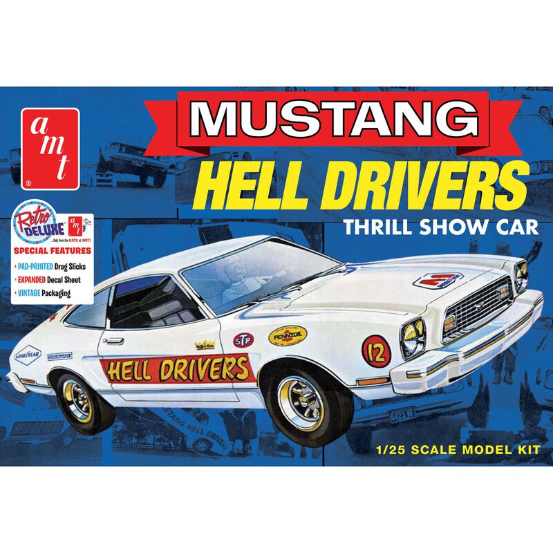 1/25 1977 Ford Mustang "Hells Drivers" Model Kit