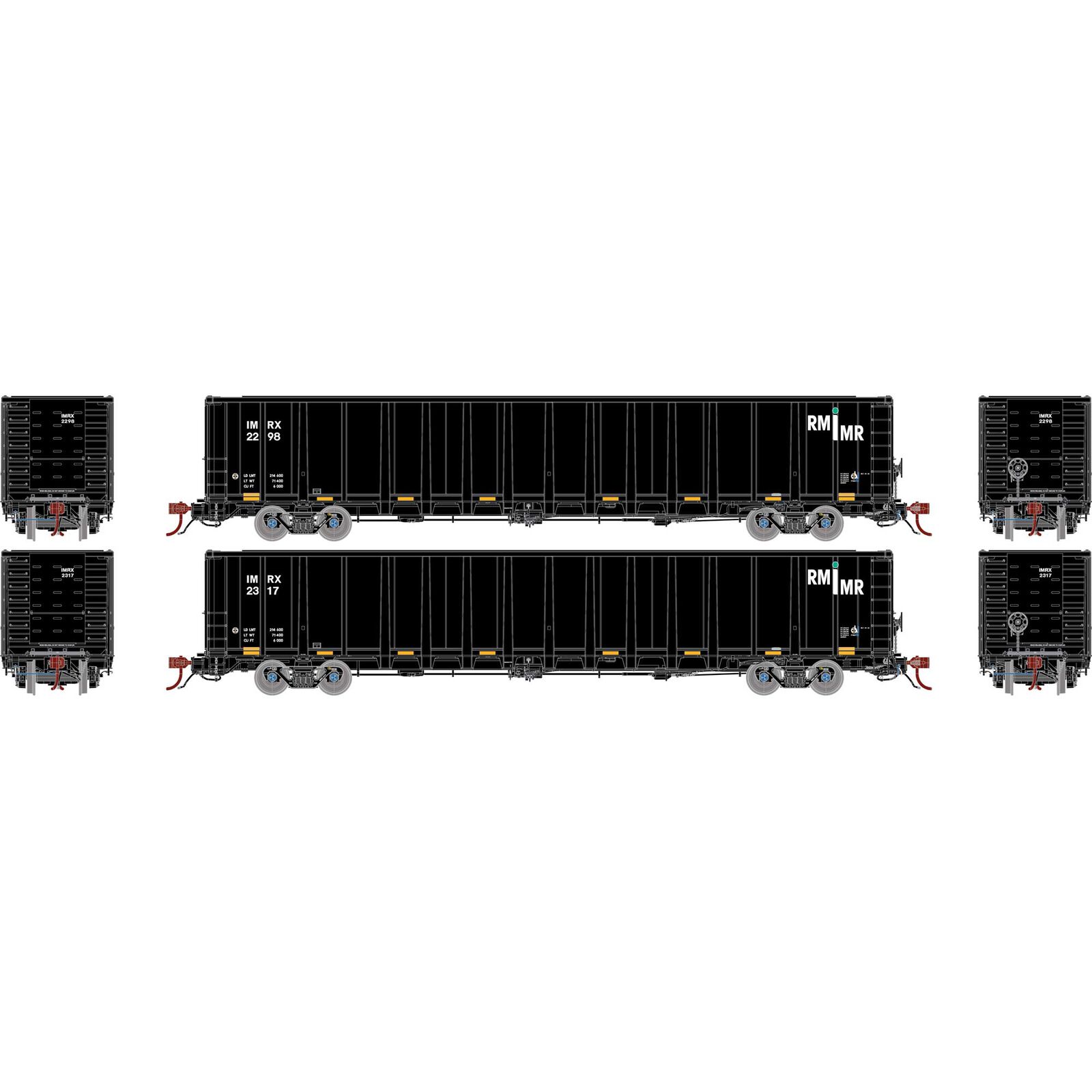 HO NSC 6000 Gondola with Load, IMRX #2298, 2317 (2)