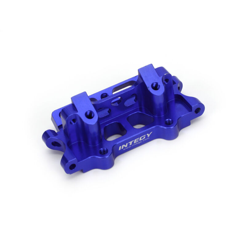 Front Bulkhead, Blue: Traxxas Rustler, Slash 2WD