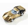 HO 1969 Chevy AstroVette LM12 Mega G+ Slot Car, Gold & Black (Limited Edition)
