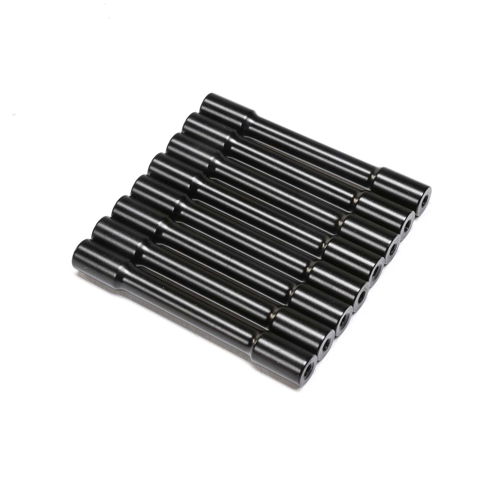Aluminum Crossbar, End Plates, Black (8): TLR Tuned LMT