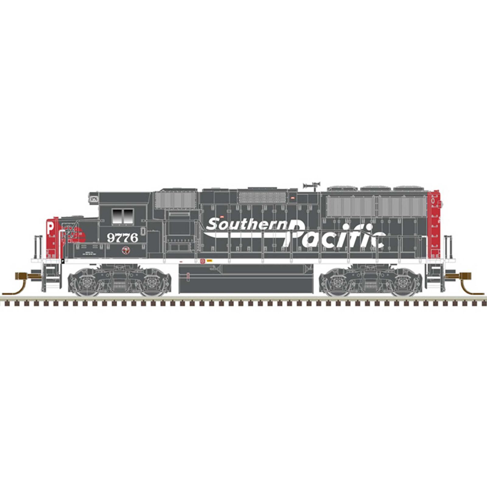 Southern Pacific 9761 (Gray Red)