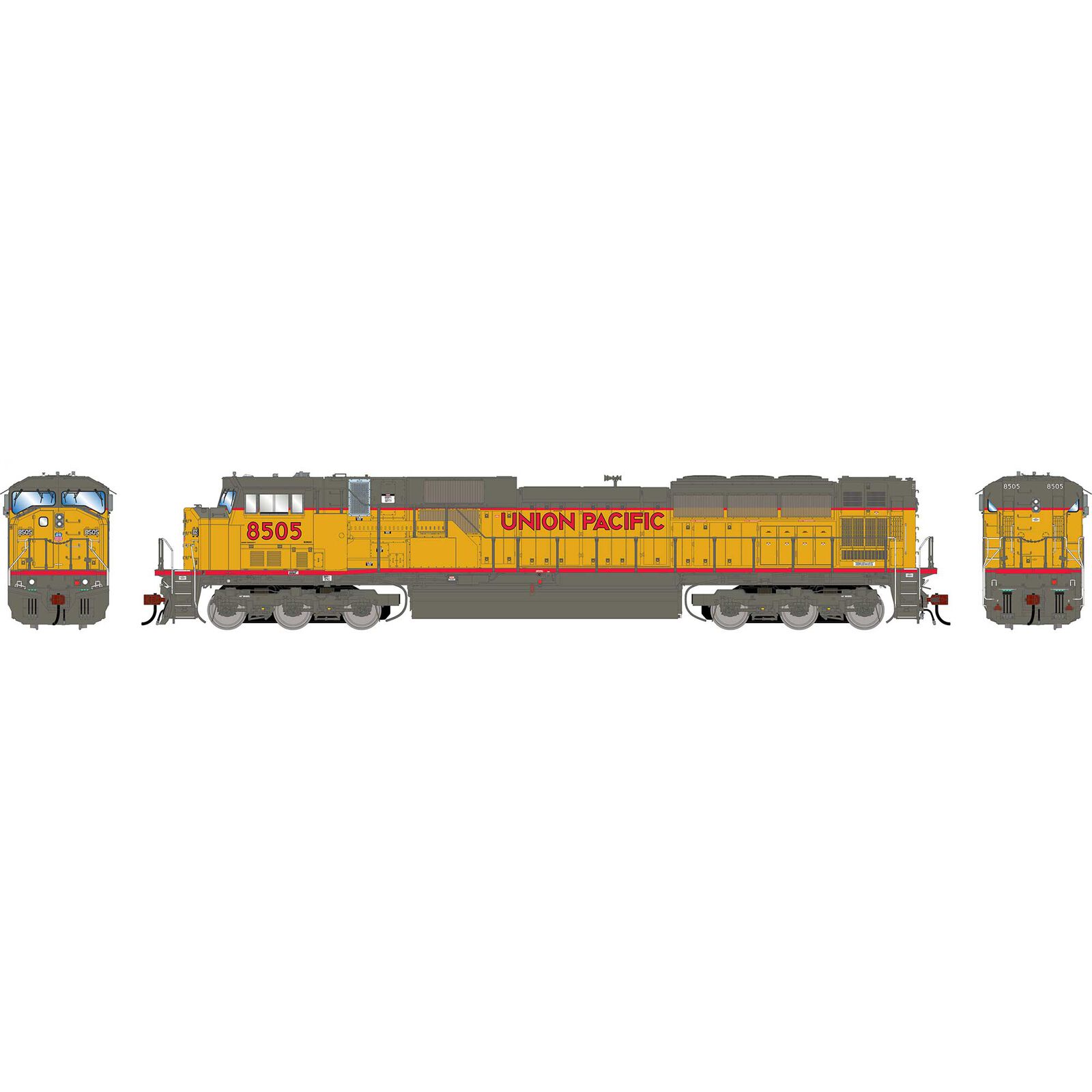 HO GEN SD90MAC-H PH I Locomotive w/DCC & Sound, UP #8505