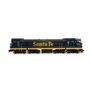 HO U50 Locomotive with DCC & Sound, SF #1657