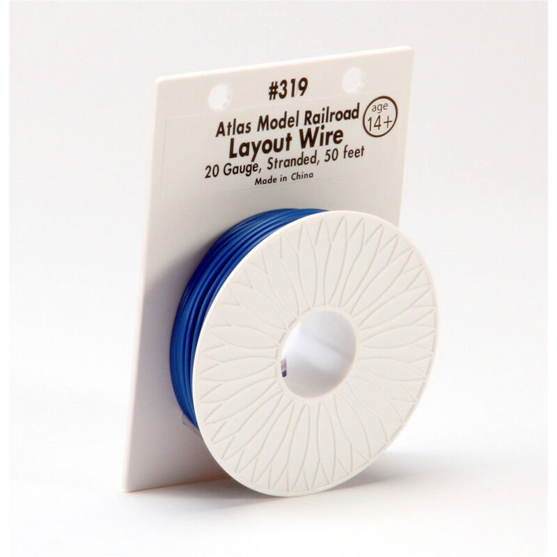50' Stranded Wire, 20Gauge/Blue