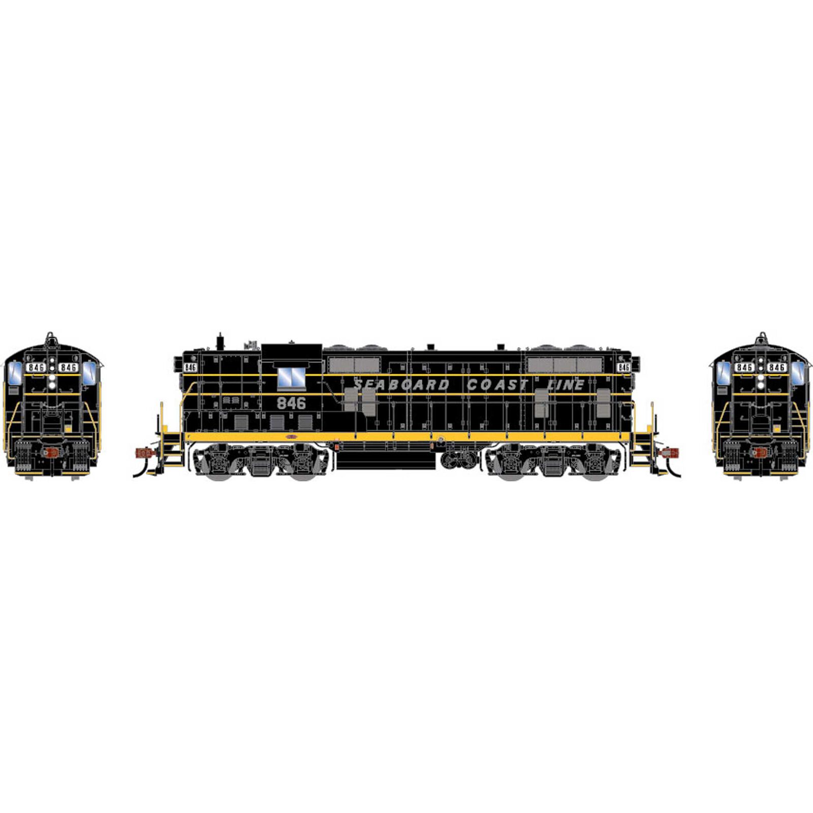HO GEN GP7 Locomotive, SCL #846