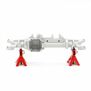 Aluminum Front Axle Housing, 1/10 H10 Optic 4x4 Trail Buggy, Silver