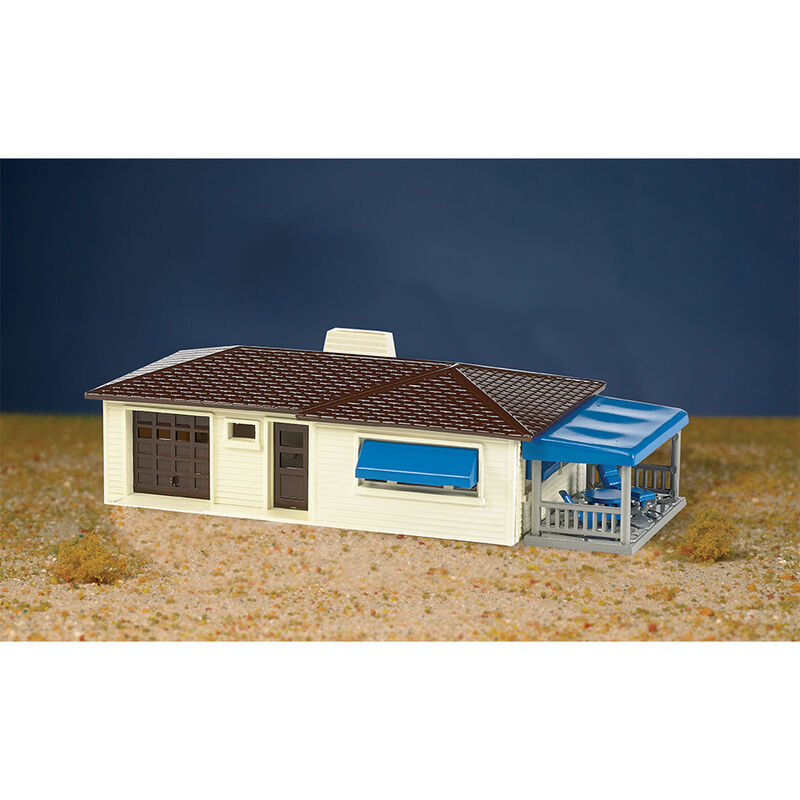 HO Snap KIT Ranch House Cream Brown