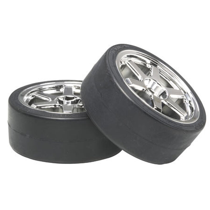 1/10 26mm Drift Type D Pre-Mounted Tires (2)