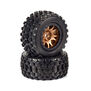 Limited Edition Badlands MX43 Pro-Loc F/R Mounted 24mm Bronze/Black Impulse (2): X-MAXX