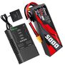 G-Tech Bundle: 5000mAh 3S 60C softpack XT60 +  iMars Mini charger