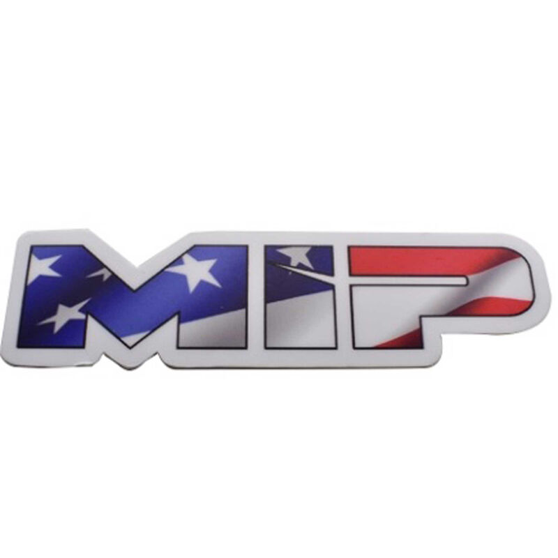 American Flag Die Cut Vinyl Sticker, 3.73" x 1"