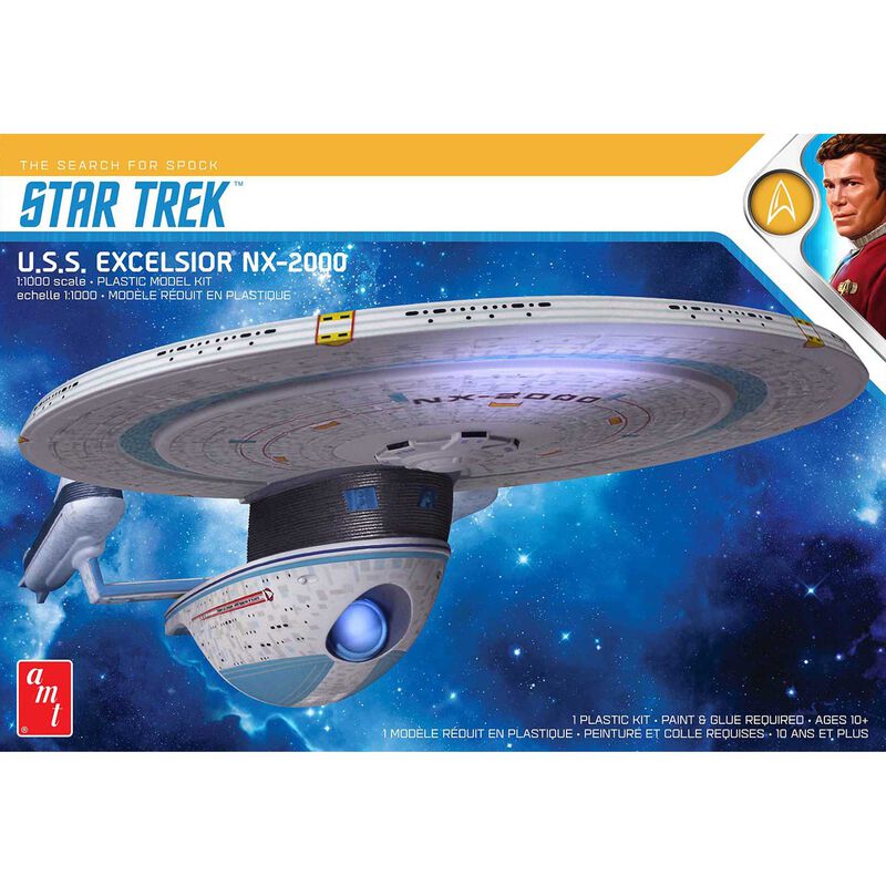 1/1000 Star Trek U.S.S. Excelsior Model Kit