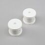 1/10 Front/Rear Stadium Truck 2.2 Wheels, 12mm Hex, White (2): 22T