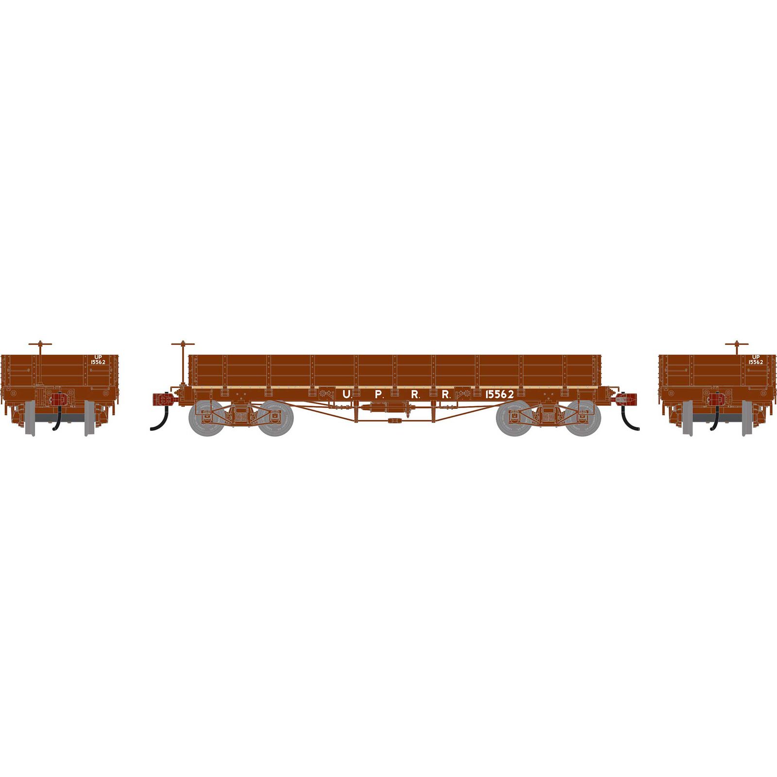HO ATH 36' Low Side Gondola w/ Drop Gates, UP #15562