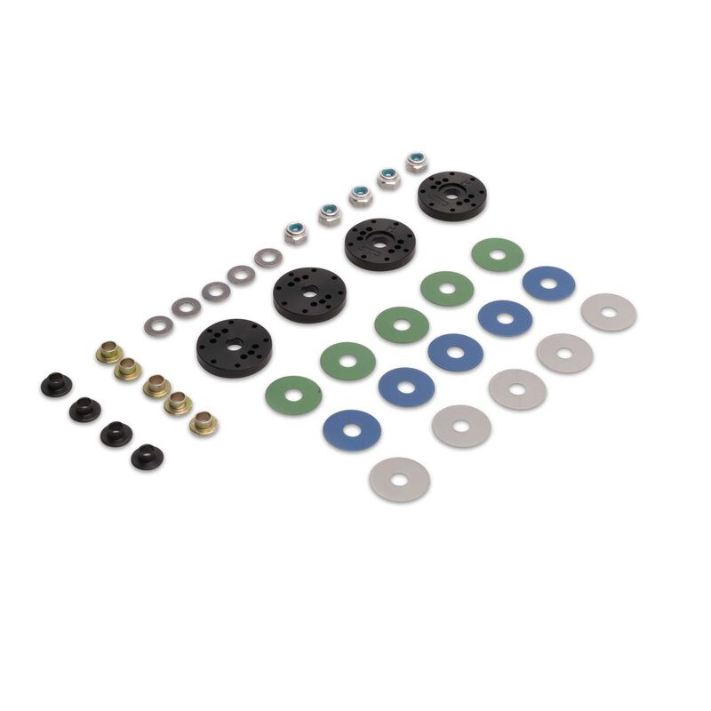 Bypass1 Hi-Flow Pistons, 8-Hole x 1.2mm, 1/8th Kit