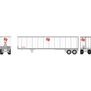 HO ATH 45' Fruehauf Z-Van Trailer Smooth Side, MILZ #630152