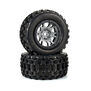 Limited Edition Badlands MX43 Pro-Loc F/R Mounted 24mm Gray/Black Impulse (2): X-MAXX