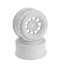 Hazard 3mm Wider Offset, 12mm Hex Wheel, White: SC10