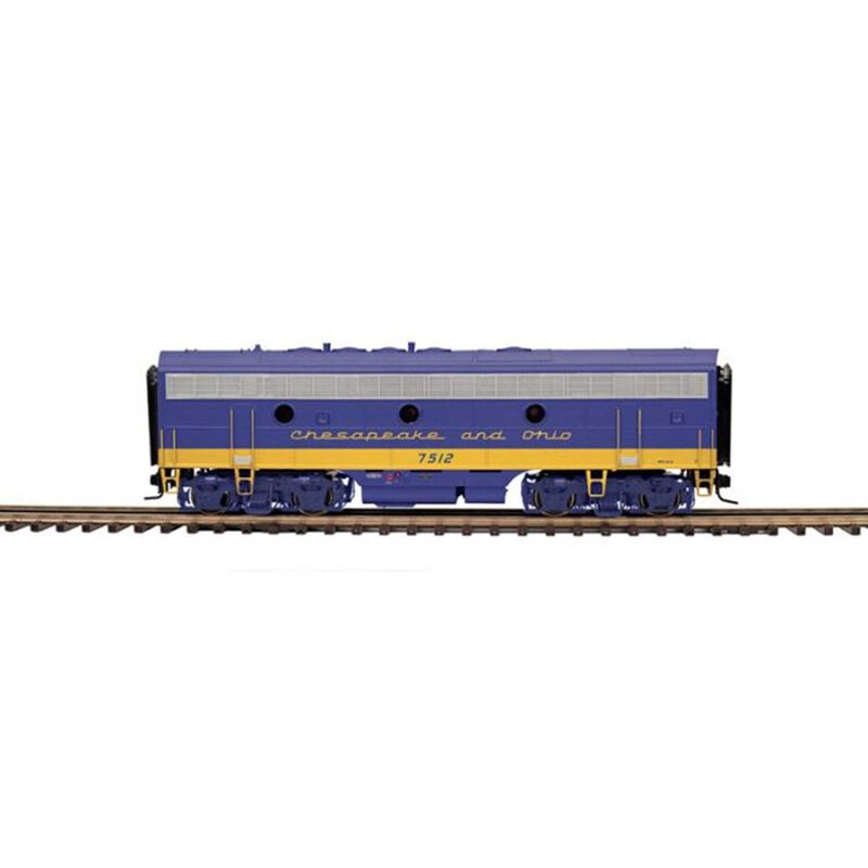 O 3-Rail Unpowered Locomotive, Chesapeake & Ohio #7505