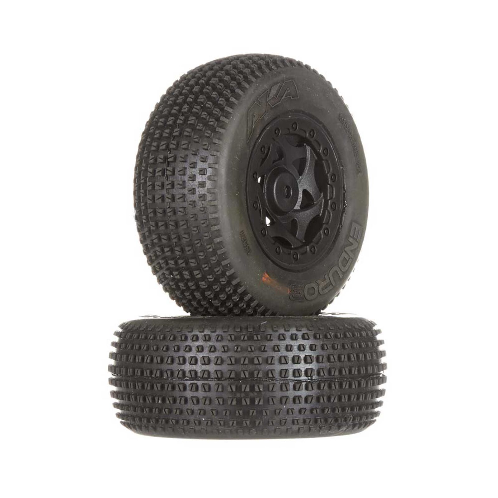 1/10 SC Enduro 3 Wide Pre-Mounted Tires with Red Insert (2)